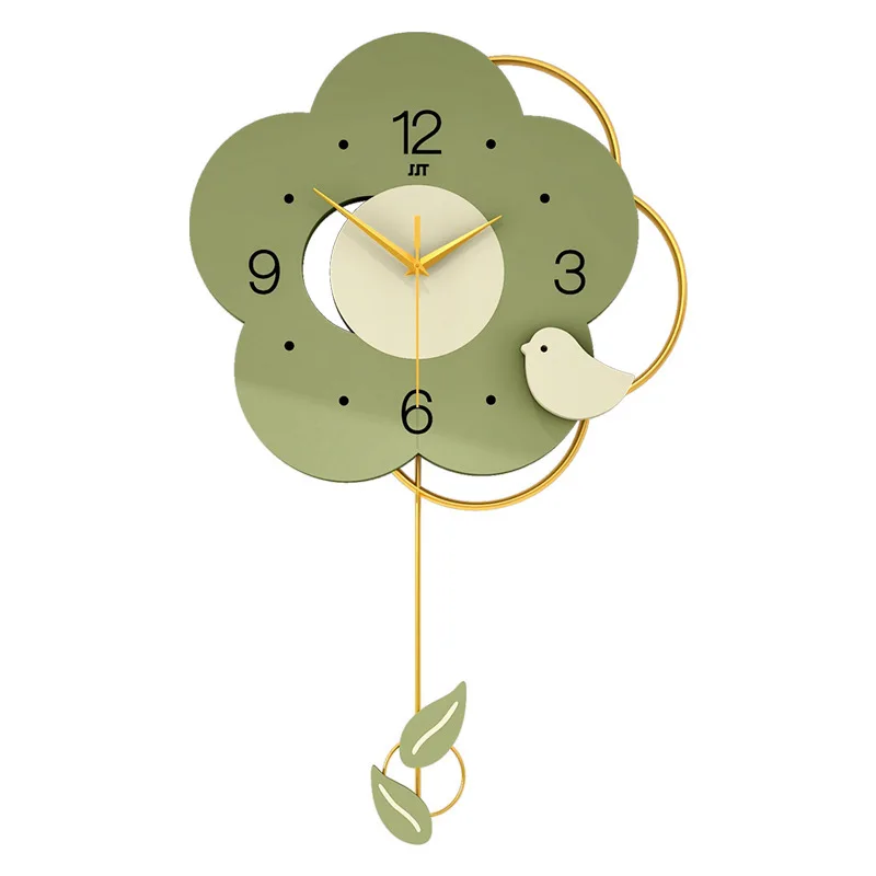 

New Home Living Room Wall Hanging Silent Simple Cream Wind Net Red Children's Room Fashion Creative Clock