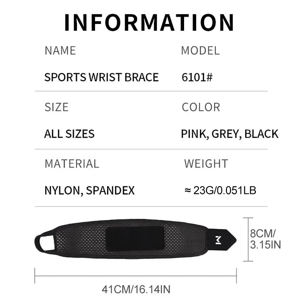 دعامة دعم للمعصم قابلة للتنفس لصالة الألعاب الرياضية/العمل - أكمام ضغط قابلة للتعديل، وتخفيف التهاب المفاصل ونفق الرسغ، والإصابات الرياضية2027 #6