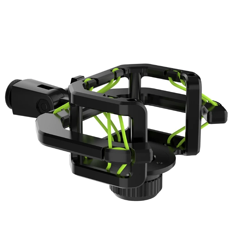Microphone Shock Mount With Microphone Filter Windscreen Reduce Noise Anti Vibration Screen Stable Easy Install