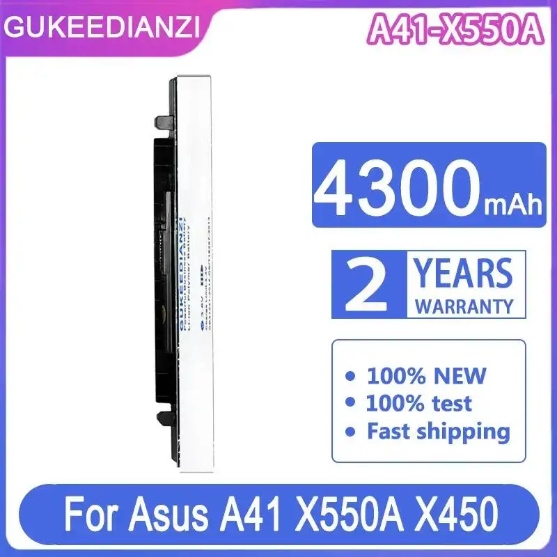 

For Asus A41 X550A X450 X550A X550 X550C X550B X550V X450C X550CA A450 A550 X550L 4300mAh A41-X550A High-Capacity Laptop Battery
