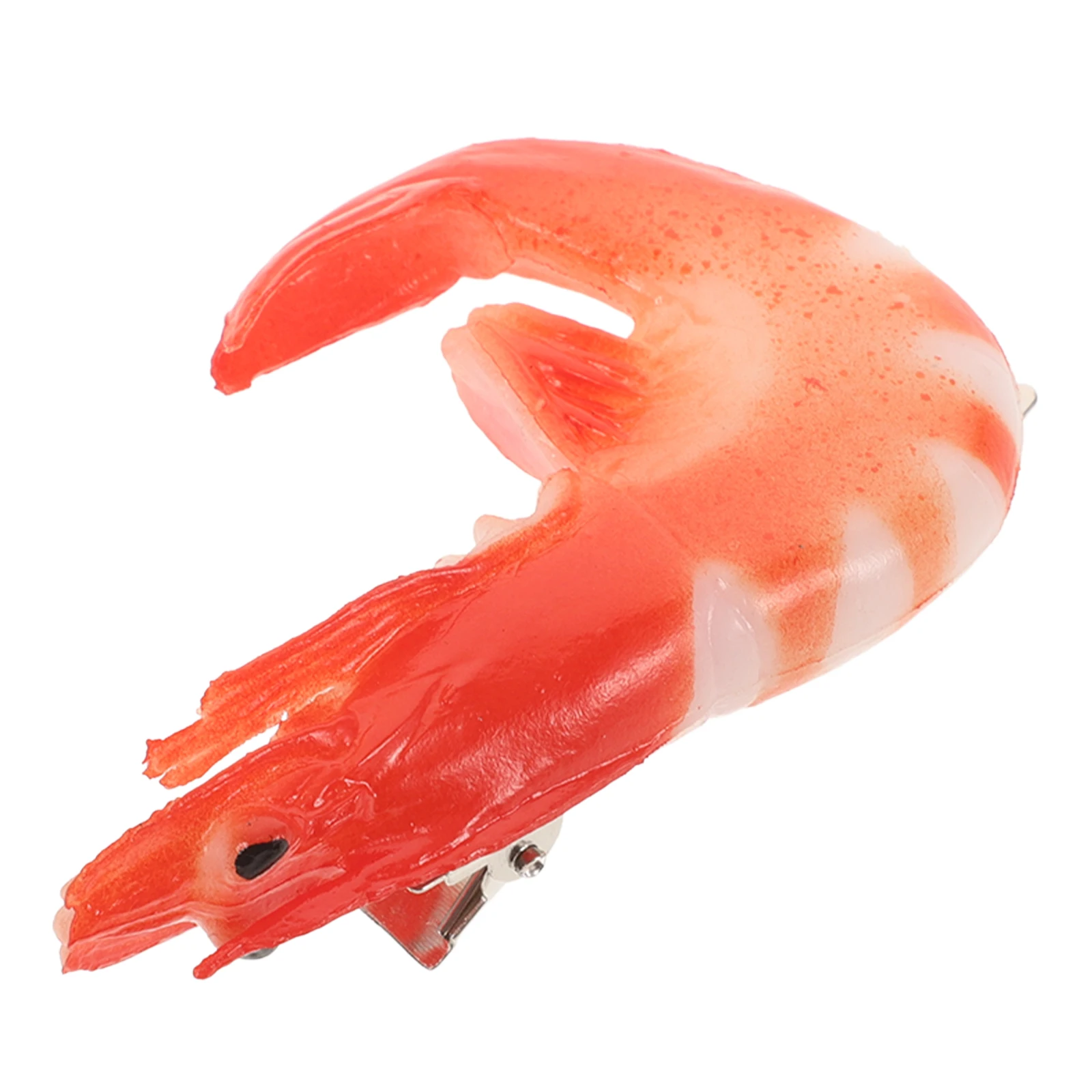 

1pcs Simulation Food Hair Clip Novelty Shrimp Barrette Lightweight Women Accessories Styling Hair Tools Versatile Occasions