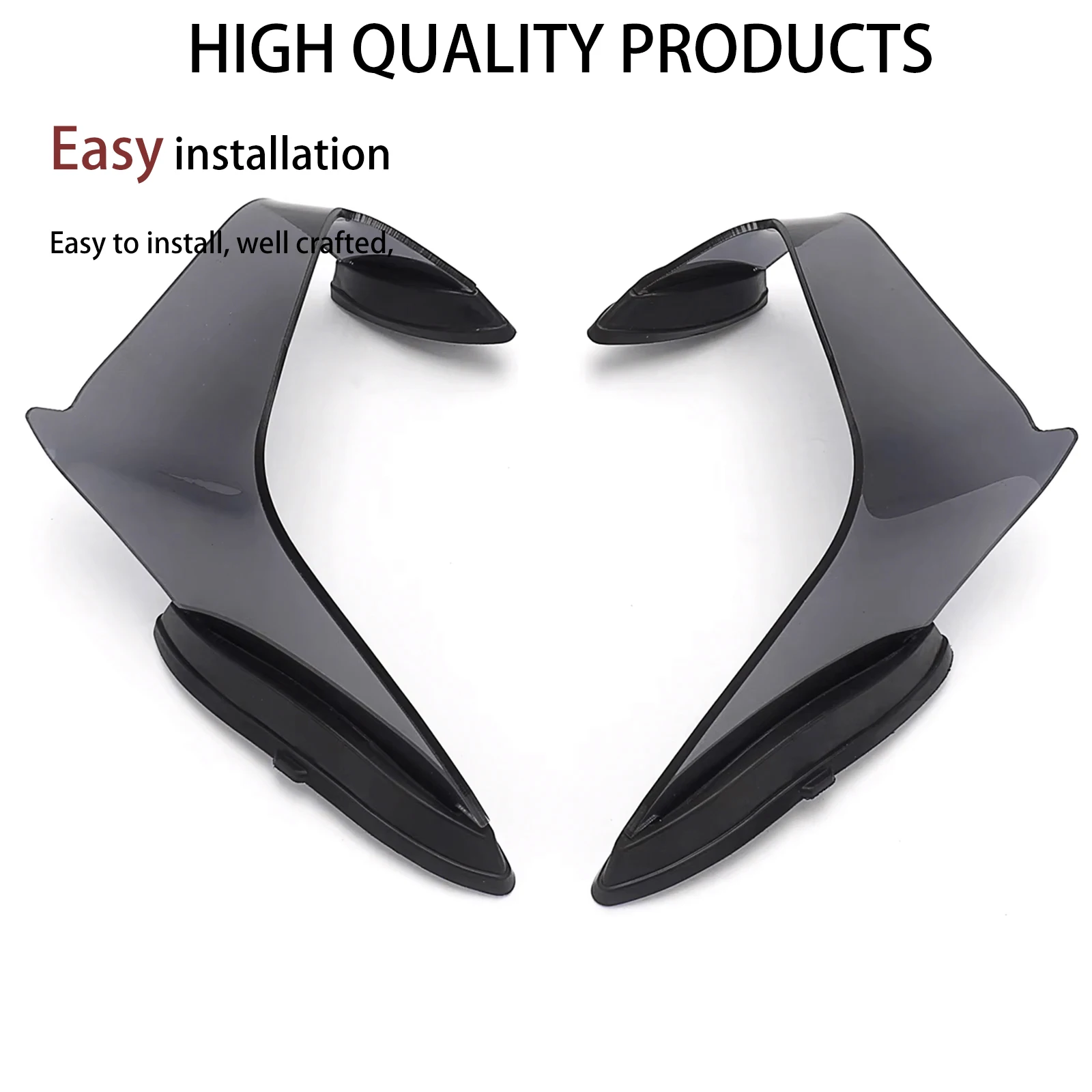 Motorcycle Fairing Fixed Wind Wing For KAWASAKI ZX10R ZX-10R 2021-2025 Parts Aerodynamic Wing Kit Fixed Winglet Fairing Wing