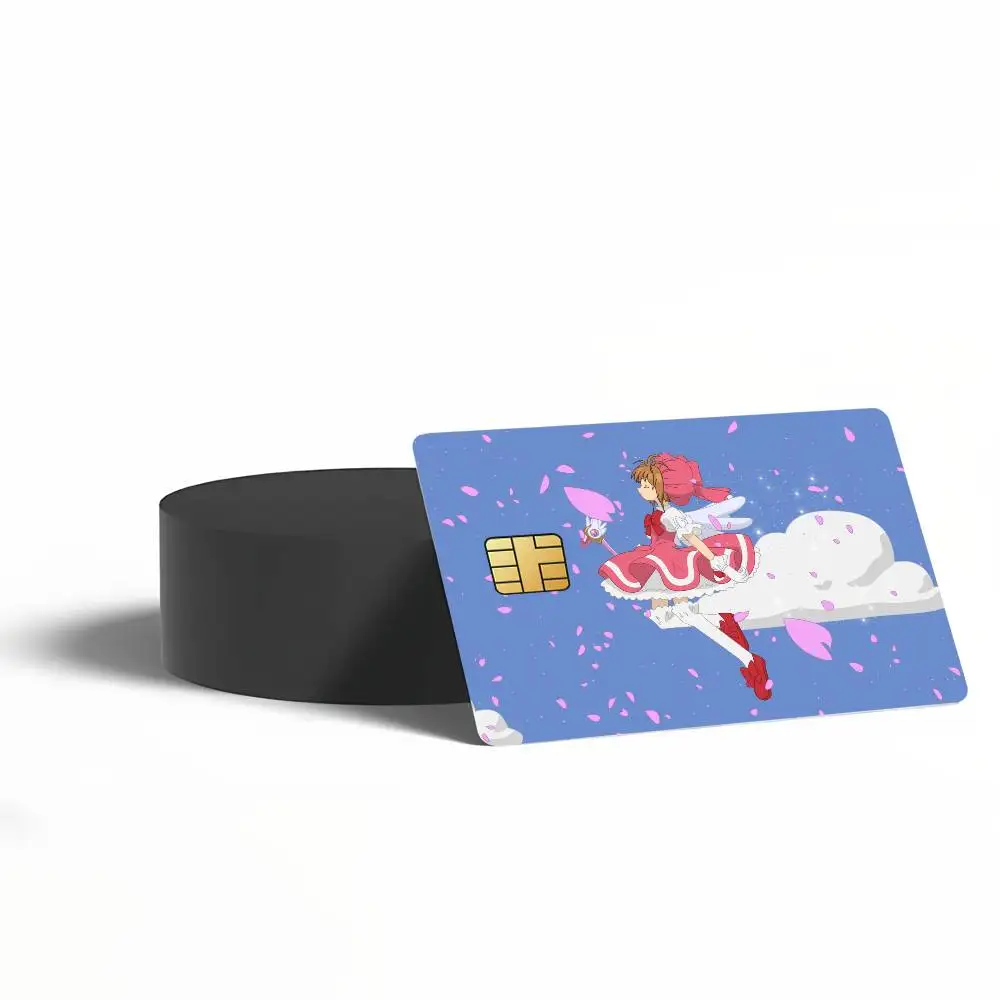Anime Cardcaptor Sakura Poster Credit Card Skin Stickers for Bank Access Protective Film Cover Sticker Surprise Gift