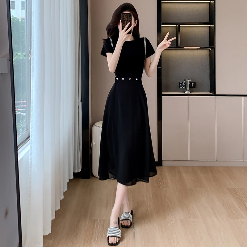 Ensemble dr ort Sve pour femmes, t-shirt et jupe Me, deux pièces en Fiber de Polyester, couleur Pure, nouvelle collection été 2024