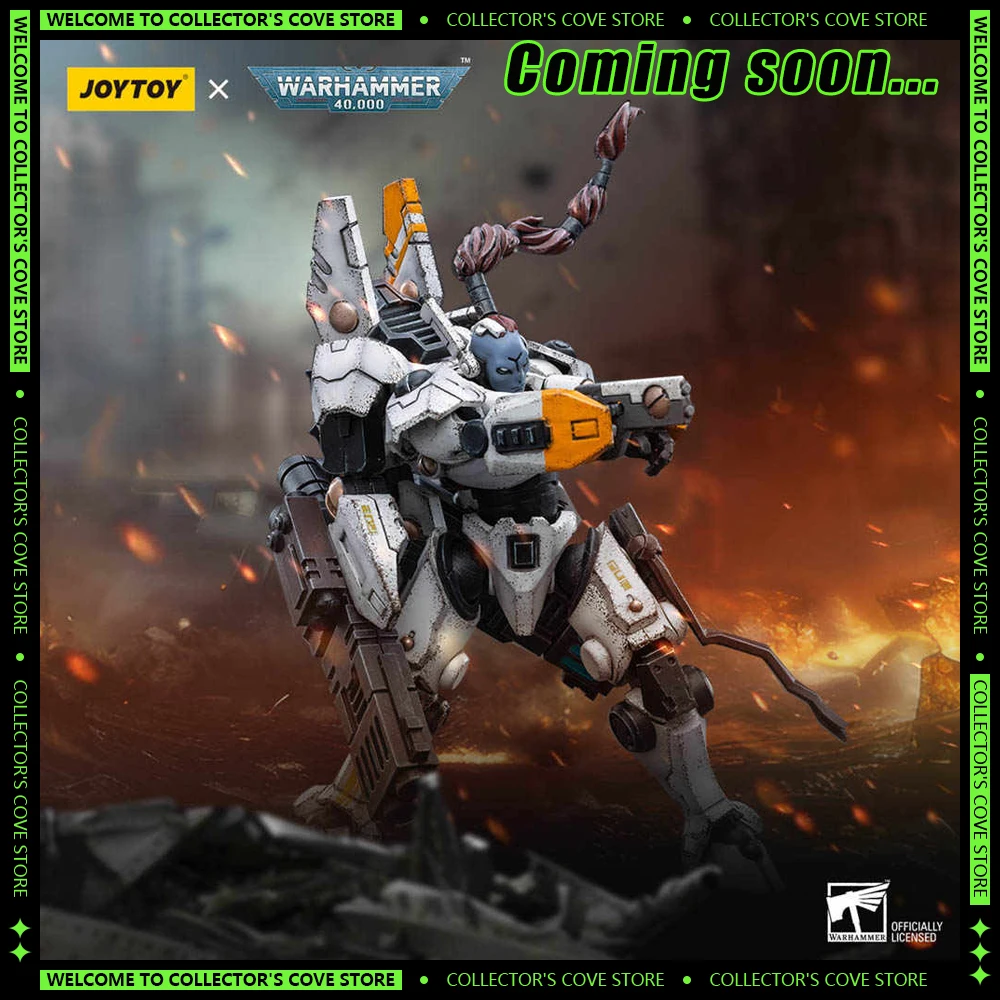 Pre-Sale JOYTOY Warhammer 40k Action Figure 40K 1/18 T'au Empire Commander Shadowsun Figurine Collection Model Ornament Toy Gift