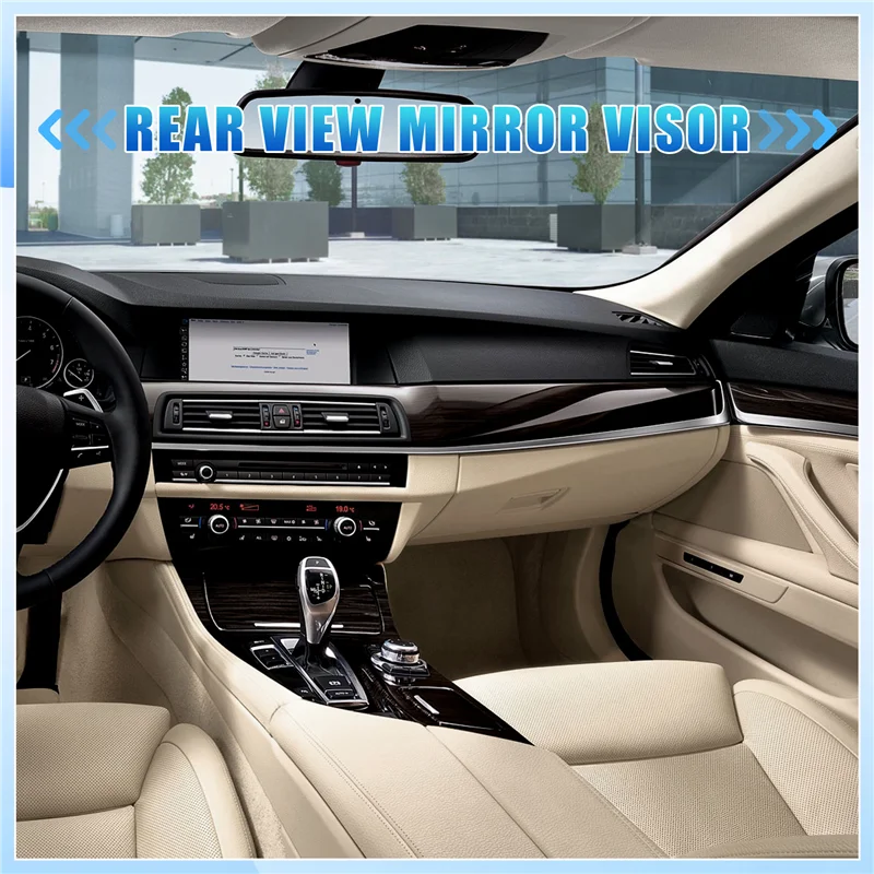 M93K-1 Pair Car Sun Visors For BMW 5 SERIES F10 F11 F18 2011-2015 51167248855 51167248856