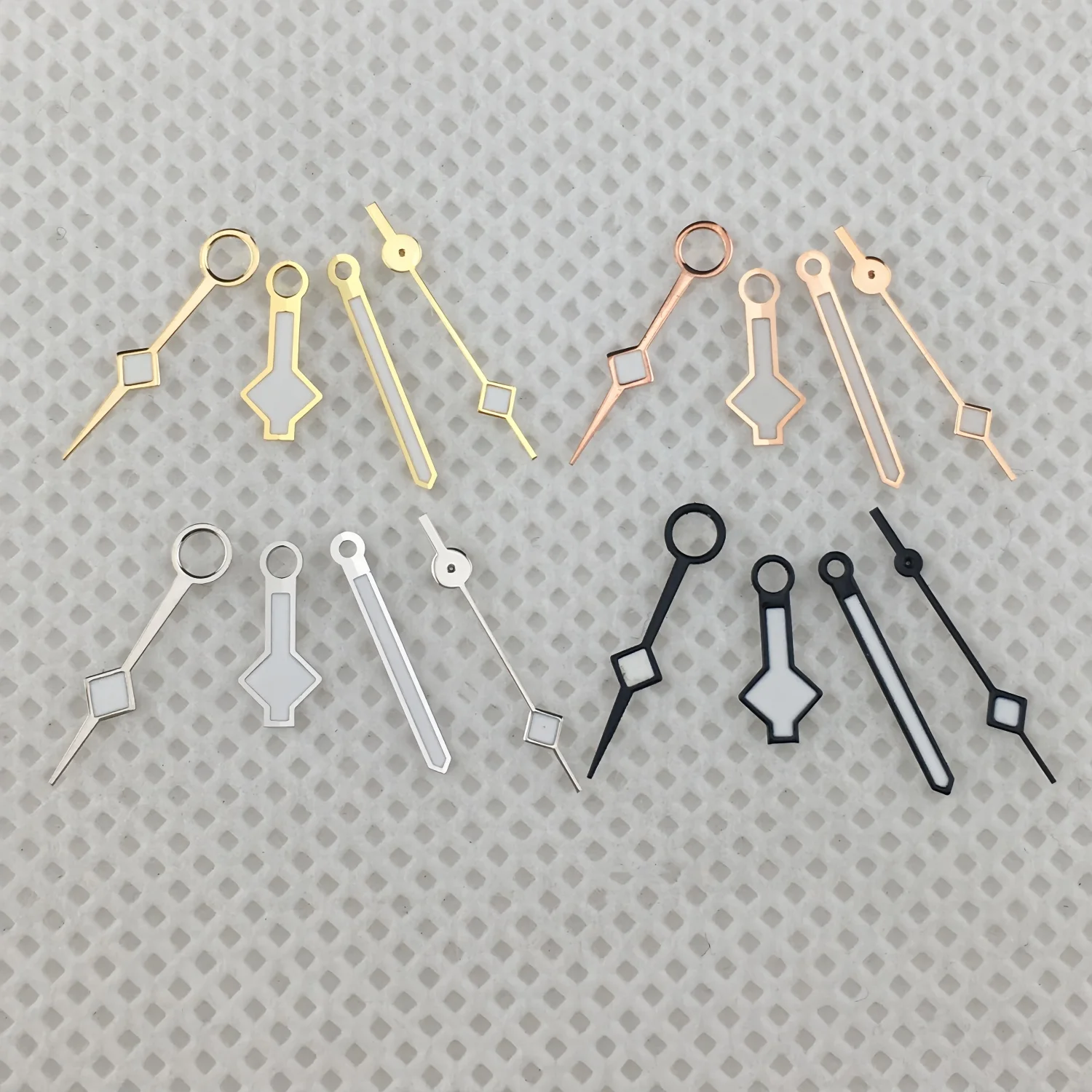 BLIGER Silver Gold Rose Gold Yellow Snowflake Pointer For NH34 GMT Hands Green Luminous Fits NH34 Movement Watches Accessories