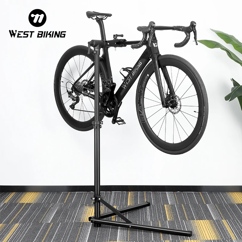 WEST BIKING Bike Rack Holder Adjustable Foldable Storage Bicycle Repair Tools Bike Work Stand Professional Bicycle Repair Stand