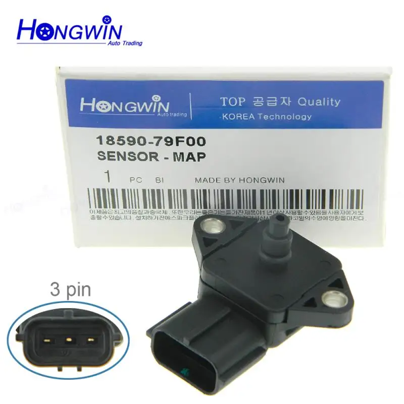 

18590-79F00 Manifold Absolute Pressure MAP Sensor For Suzuki Alto Wagon K14 Swift Changan Star 079800-5050 1859079F00