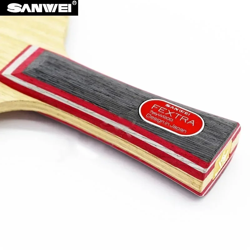 SANWEI FEXTRA 7 Tafeltennisblad 7-laags hout rondom Japan Tech (stiga clipper CL Structuur) pingpong racket bat peddel