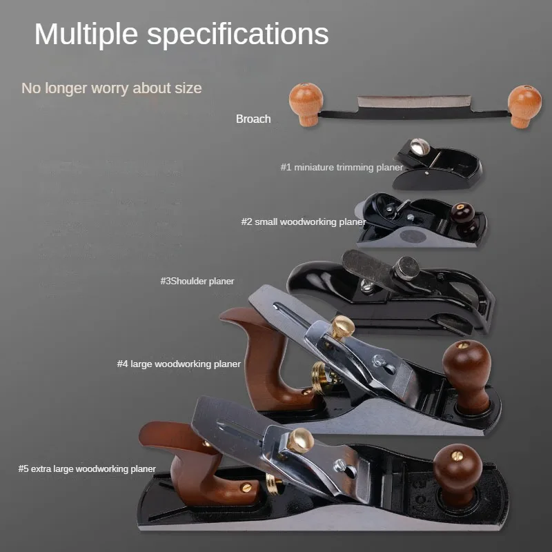 Woodworking Planer Alloy Steel Mini Hand Planer European Flat Plane Bottom Edge Wood Trimming Plane DIY Carpenter Tools