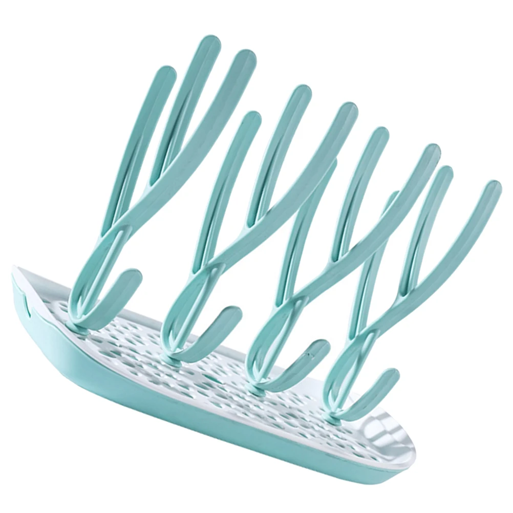 

Nursery Bottle Drying Rack Baby Bottle Drain Holder PP Material Durable Safe Unique Shape Smooth Surface Compact Size