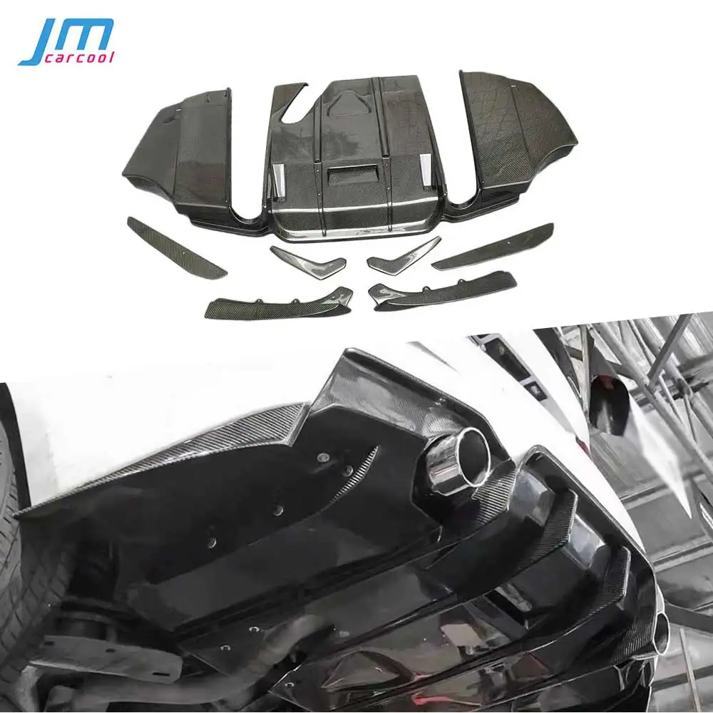 

Real Carbon Fiber Rear Bumper Diffuser for BMW 3 Series F30 M Tech Sport 2012-2018 Rear Splitters Spoiler FRP G Style Car