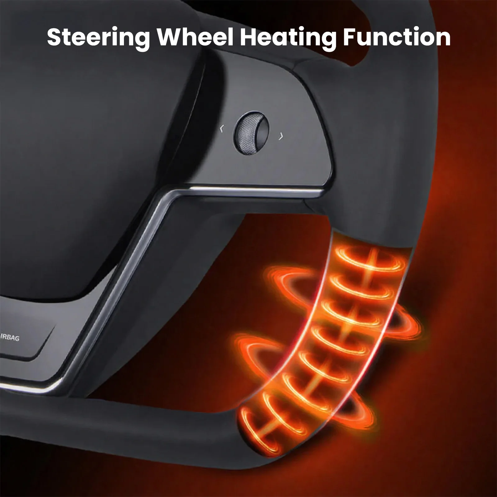 Mais novo estilo cybertruck alça de jugo para tesla modelo y 3 jugo volante com aquecimento acessórios de couro do volante do carro