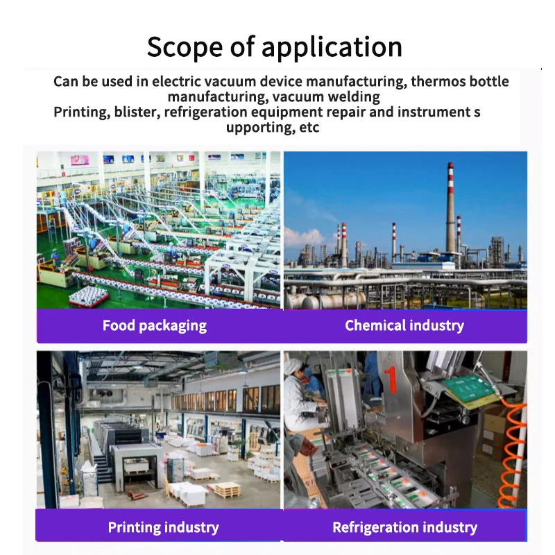 2XZ-2 Rotary Vane Type Double Stage Vacuum Pump 2L/S Small Air Suction Pump Laboratory Aspirator Industrial Vacuum Machine 220V