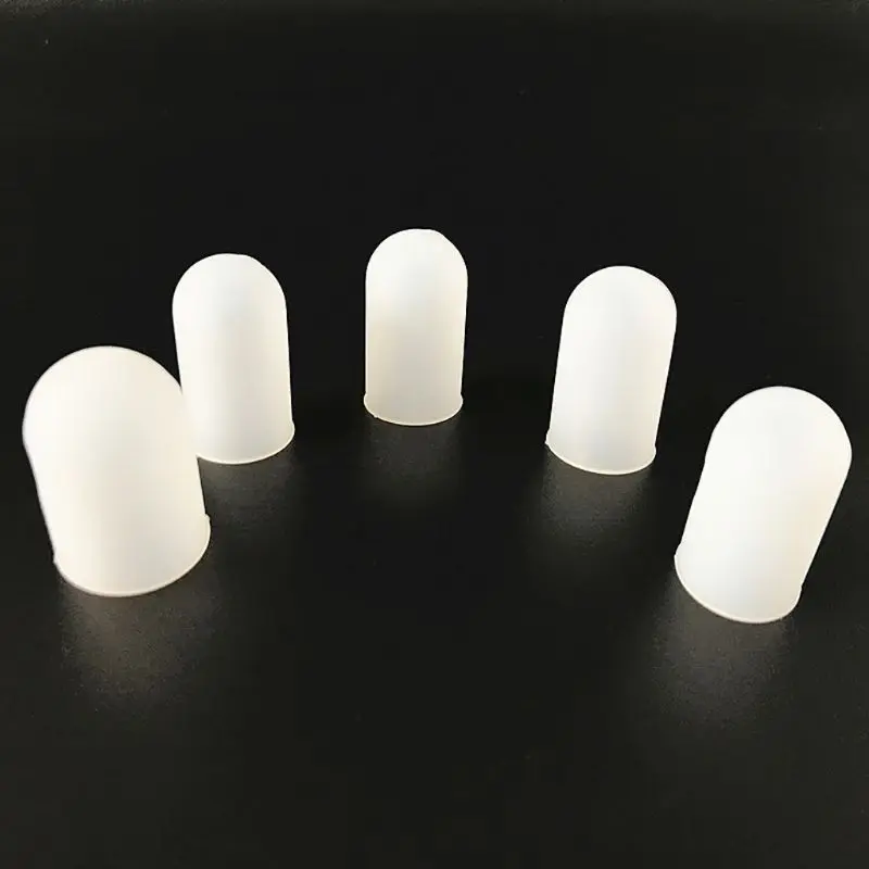 5Pcs Heat Resistant Anti Slip Silicone Finger Sleeves Hand Protect Cover Resin Mold Jewelry Making Tools Drop Shipping