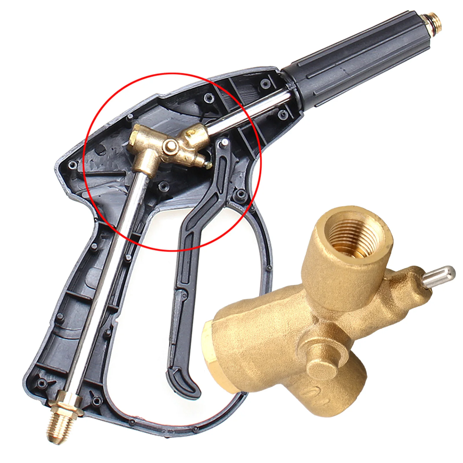 8.8mm Threaded Mouth Replacement Pressure Washer Valve Washer Valve Replacement Compatibility Check High-quality Brass Valve