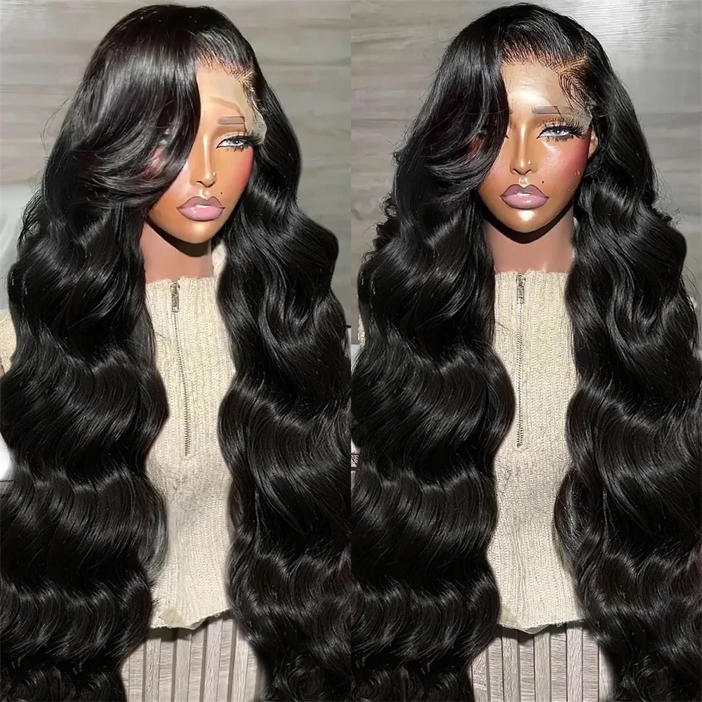 Body Wave Lace Front Wig PrePlucked 13X6 13x4 Transparent Lace Frontal Human Hair Wigs For Women 12A Brazilian 360 Full Lace Wig