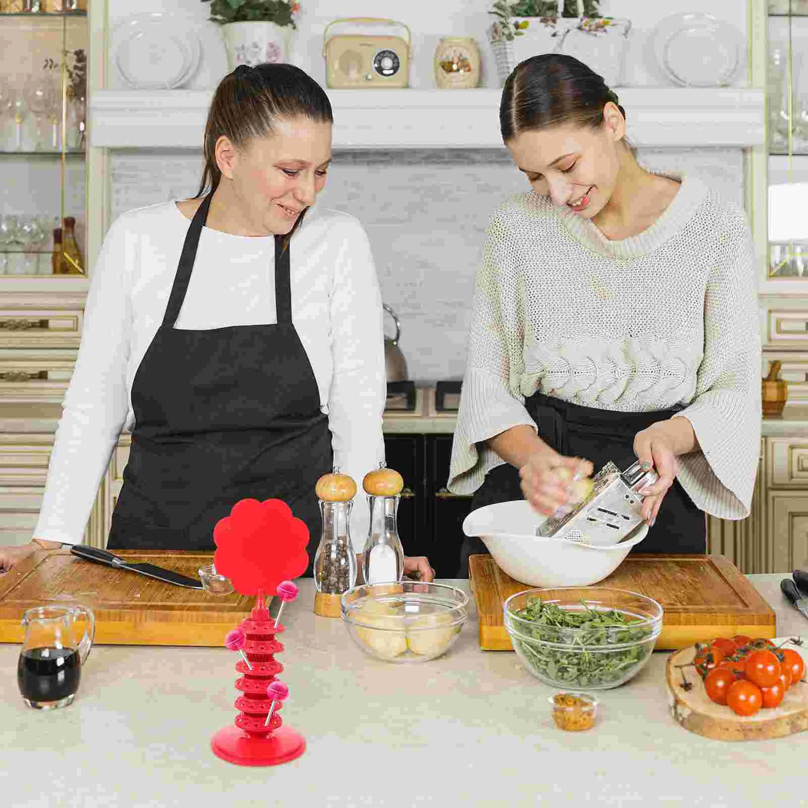 Soporte de exhibición de dulces, estante para paletas, soportes para magdalenas para mesa de postre, estantes para el hogar, soporte ajustable desmontable