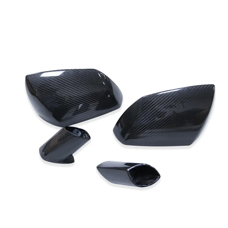 Carbon Fiber Rearview Car Mirror Cover Replacement Mirror Cover 4pcs for Ferrari 458 Mirror Covers