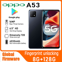 OPPO A53 5G smartPhone Global firmware  MTk Dimensity 720 google play Rear camera 16MP used phone