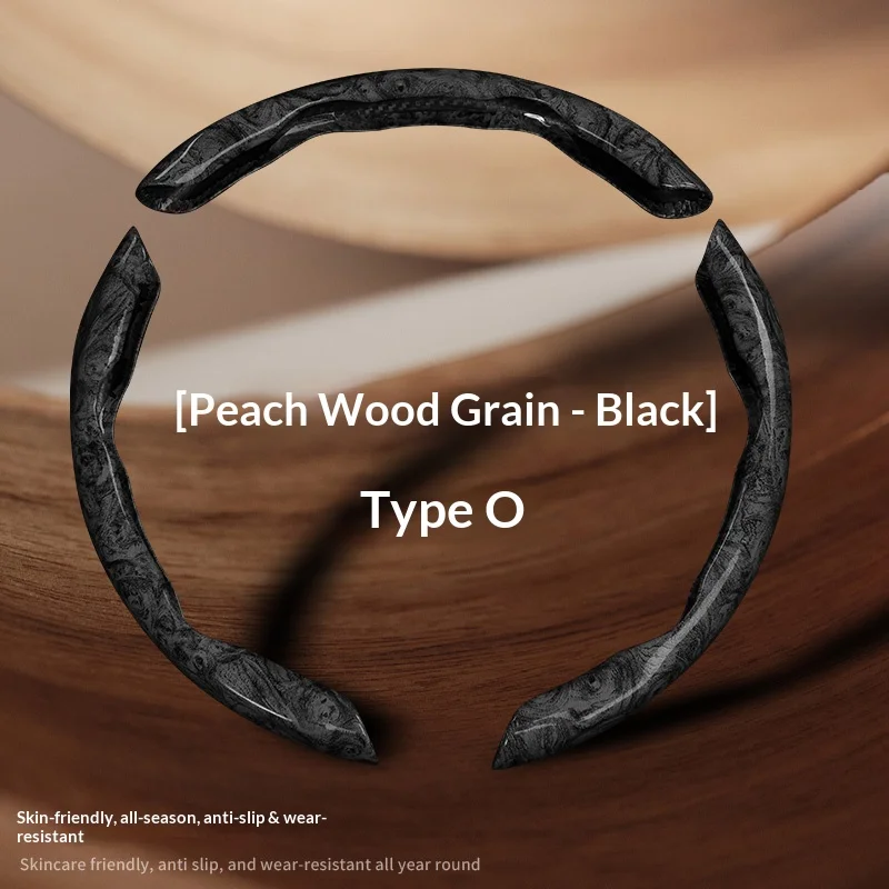 Segmented steering wheel protective cover for automobiles, universal for O/D steering wheel models, high aesthetic value