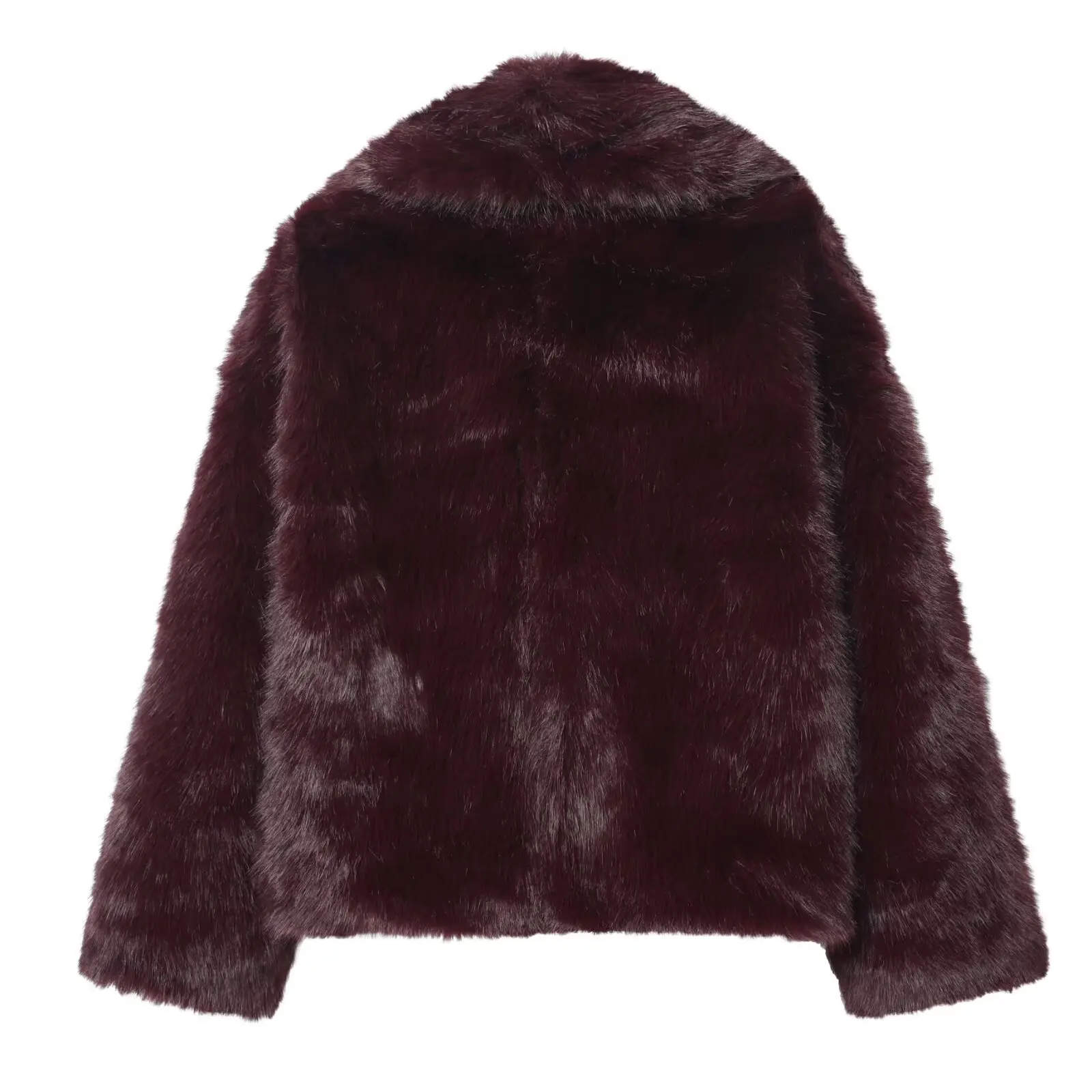 2025, Kurzmantel mit Kunstfell-Effekt, elegant, modisch, neuer Stil, bequem, Bürokleidung, lässig, vielseitig, Vintage, sexy Oberbekleidung