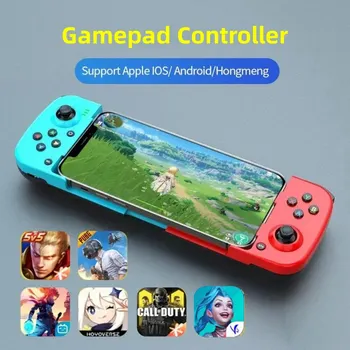 Apple IOS Android için Gamepad teleskopik PUBG anahtarı PS4 streç kablosuz BT 5.0 telefon yemek tavuk oyun denetleyicisi Joystick