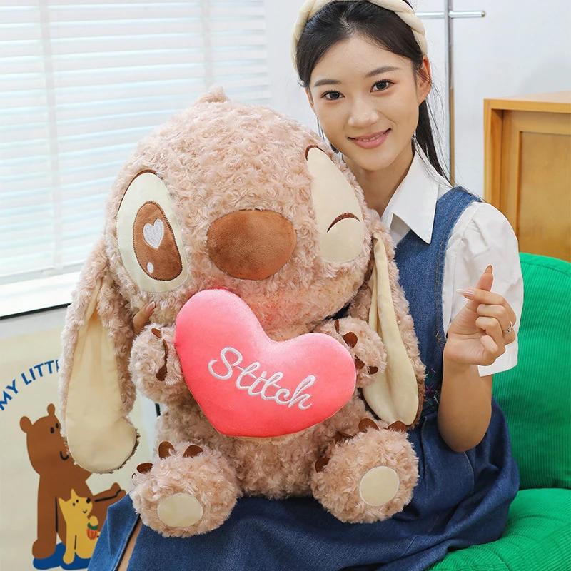 

Kawaii Chocolate Style Changing Stitch Plush Toy Disney Stuffed Doll Cute Love Bear Kids Birthday Xmas Gift for Children Best