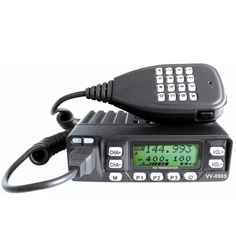 LEIXEN VV-898S 25W/10W/5W High Output Power Dual Band VV898S Transceiver Cross Band Mobile Radio Car Radio