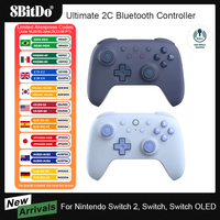 8BitDo Ultimate 2C Bluetooth Controller for Switch 2 Wireless Gamepad with Hall Effect Joystock for Nintendo Switch,OLED Console