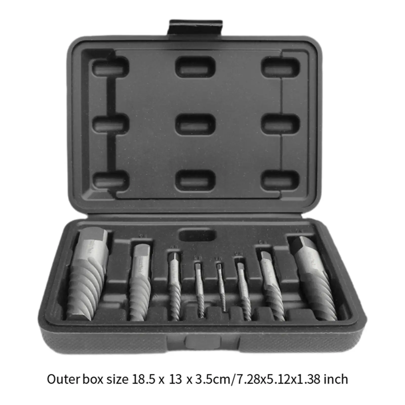 8 Pieces Damaged Screw Extractor Set Multifunctional Sturdy Maintenance Tool