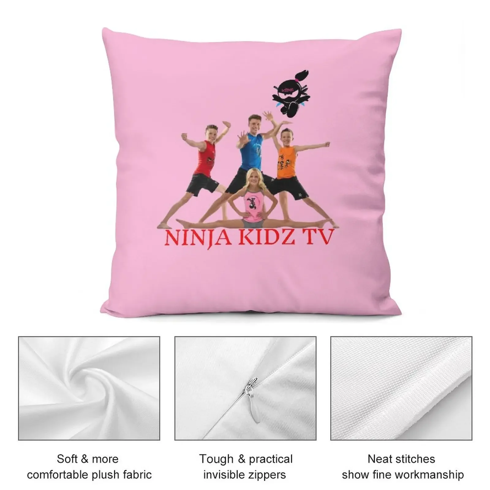 Ninja kidz tv -kids t-shirts and backpacks. Throw Pillow christmas pillow case Sofa Decorative Covers pillow