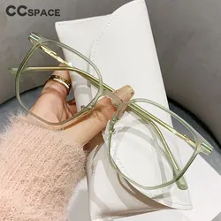 56493 Rectangle Full Frame Optical Eyewear Frame Tr90 Women Ultra Ligh Prescription Myopia Glasses Transparent Eyewear