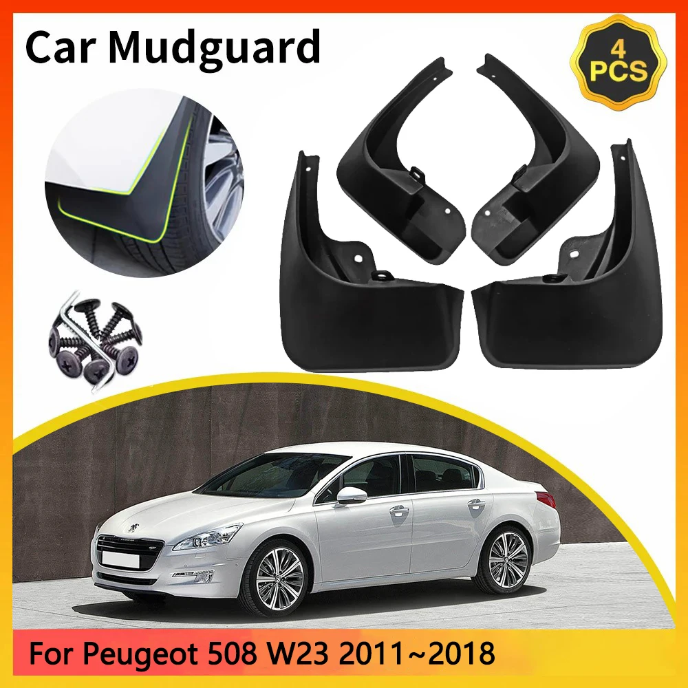 

Для Peugeot 508 W23 MK1 1th 1Gen 2011 ~ 2018 2012 2013 2014 автомобильные брызговики брызговики брызговики Fender Auto