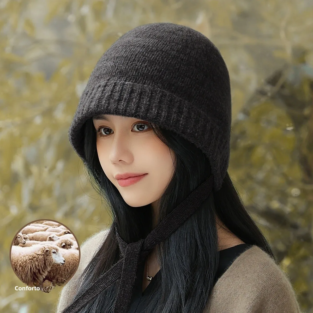 women's-knitted-woolen-hat-winter-warm-ear-protection-windproof-foldable-thickened-polyester-cap-spring-autumn-seasonal