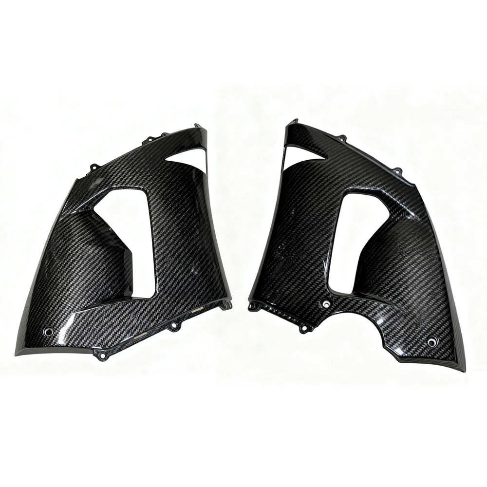 ABS Carbon Fiber Color Motorcycle Fairing Cowling Panel for KAWASAKI NINJA ZX6R 636 2005-2006 Side Mid Fairing Protector Cover