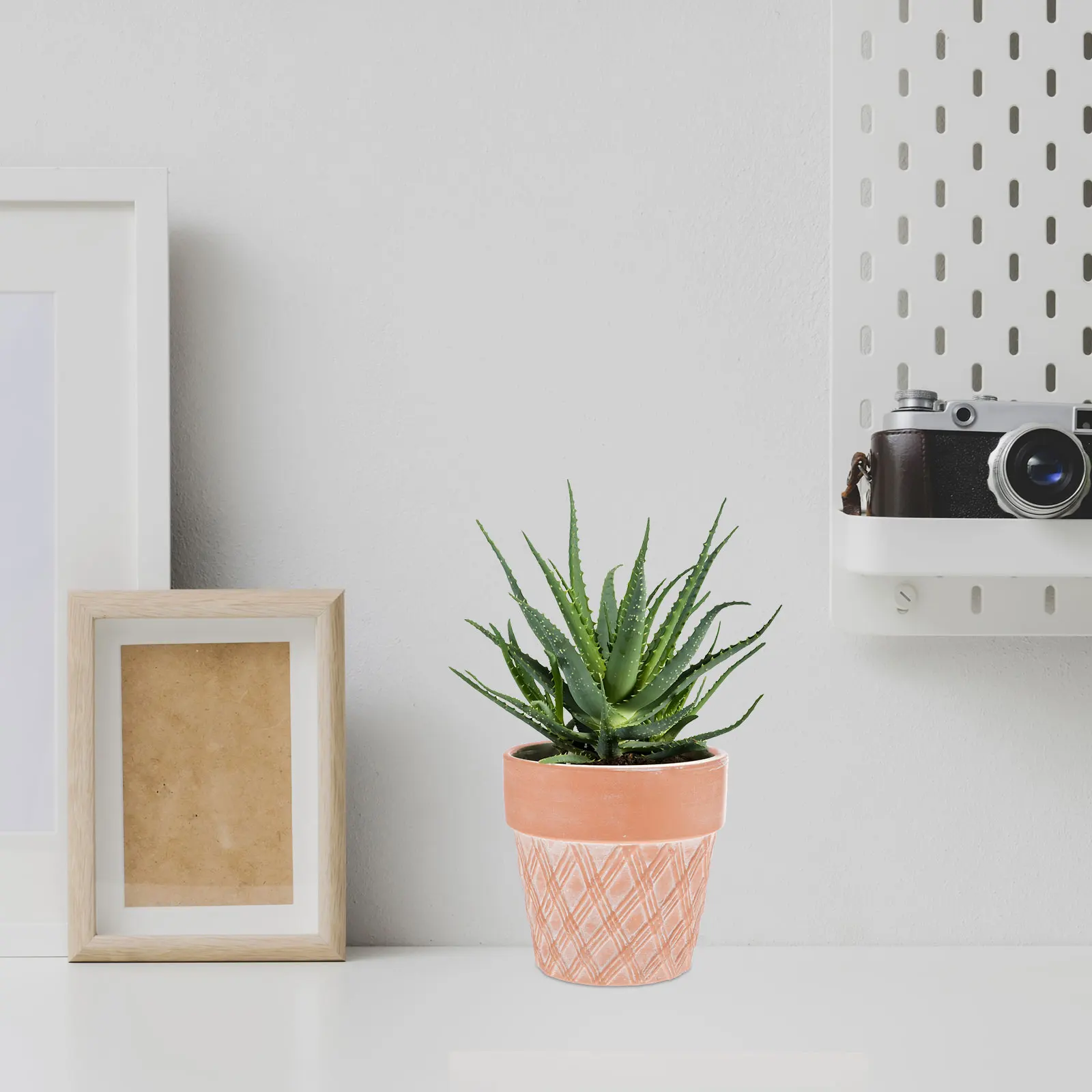 

2pcs Terracotta Flower Pot Small Desk Planter Ceramic Pots Succulents Cactus Bonsai Gardening Home Gift