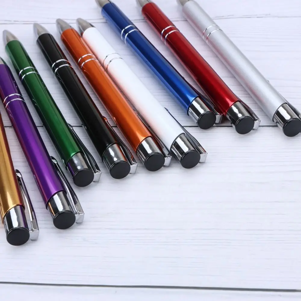 Luxury Metal Ballpoint Pen Multifunction Waterproof Creative Small Gifts Durable Inktight Aluminum Rod Pen Student Prizes