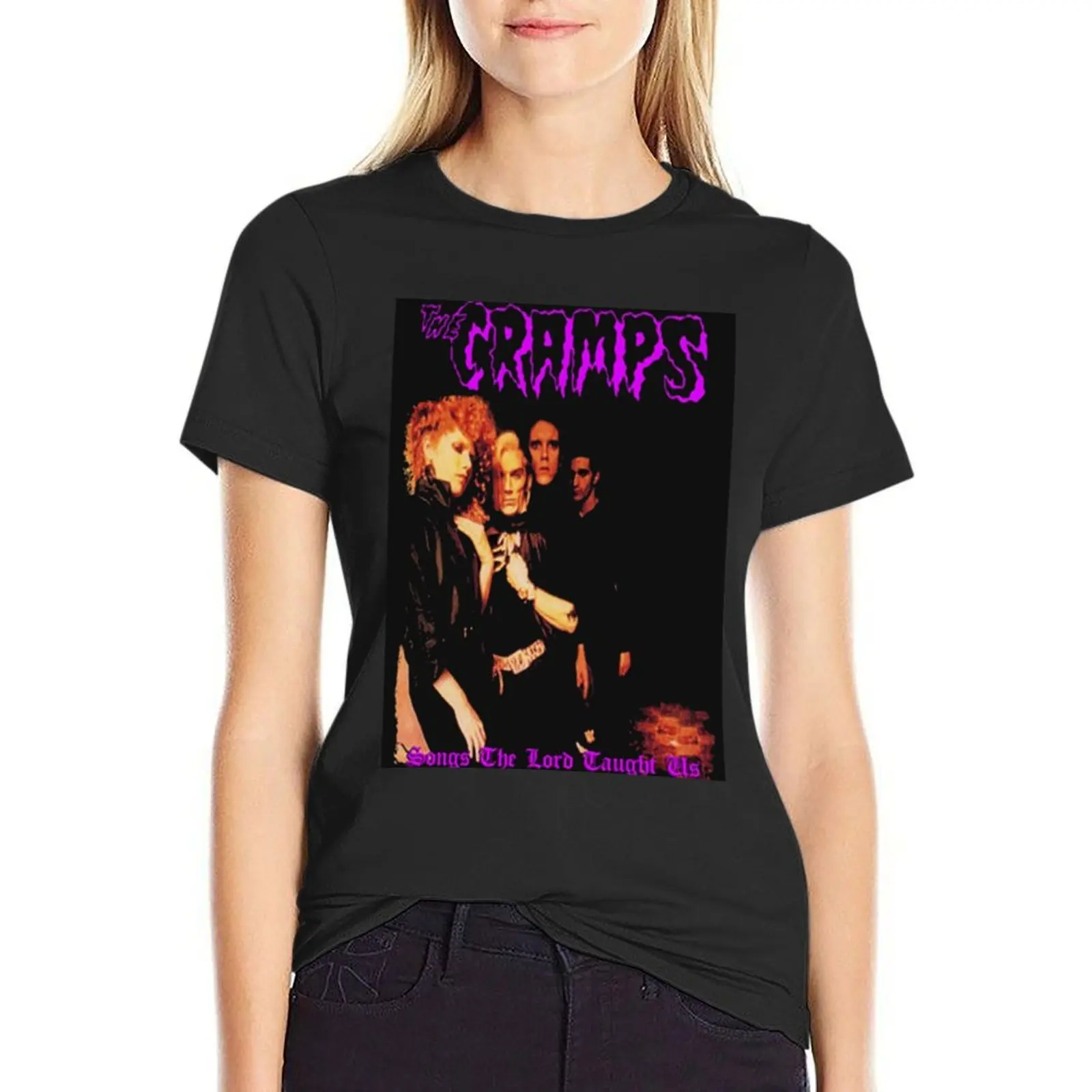 The Cramps T-Shirt kawaii clothes anime plain western t shirts for Women