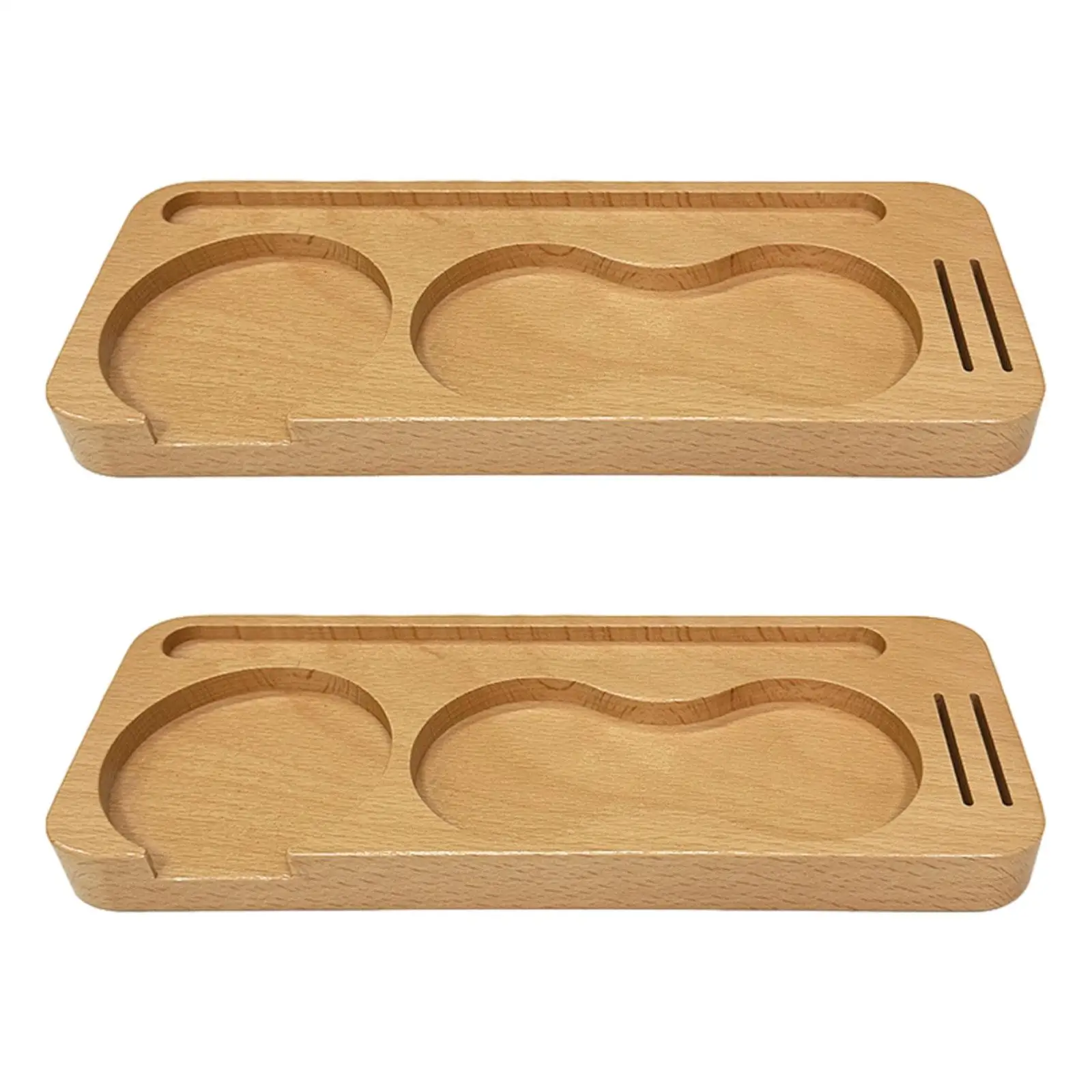 Suporte de madeira para calcadeira de café, rack de base de suporte, acessórios para café expresso, café