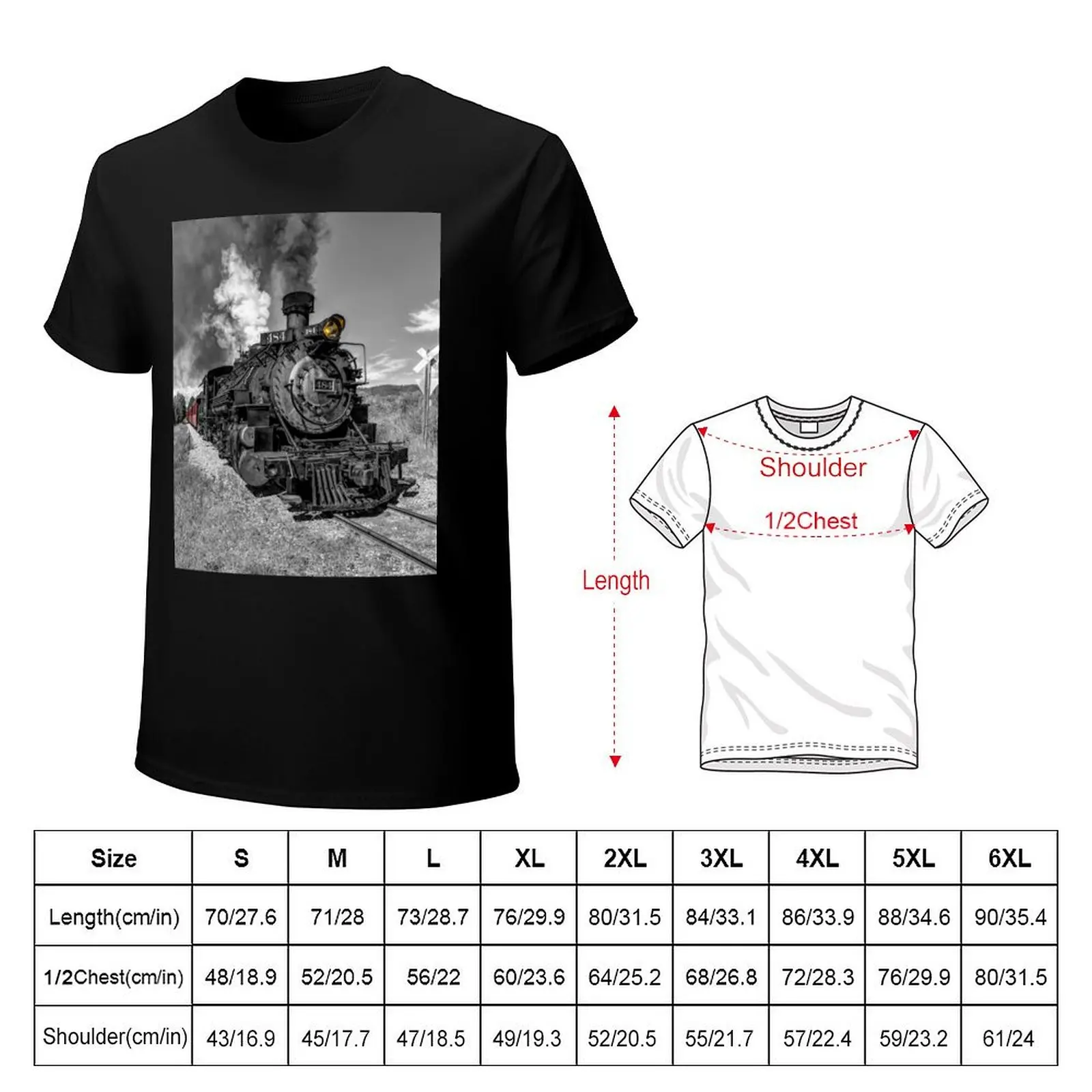 Full Steam Ahead T-Shirt Athletic Quick Dry T-Shirt for Men
