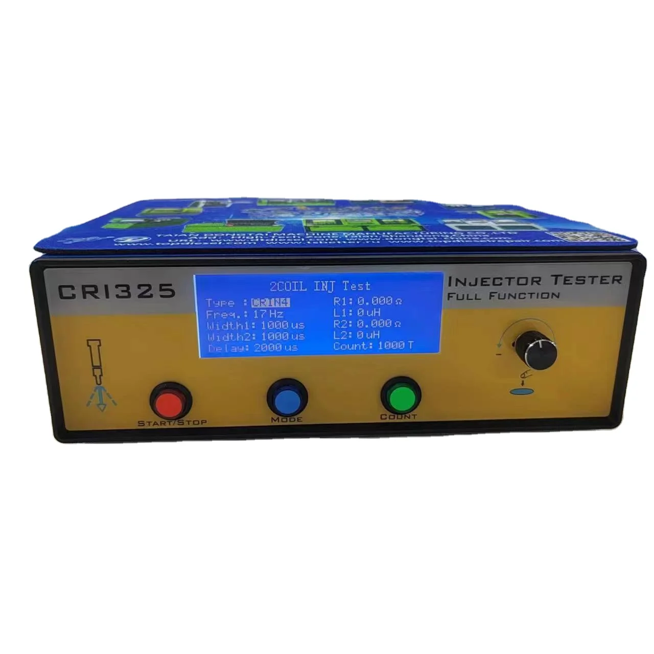 CRI325 full- function common rail injector tester