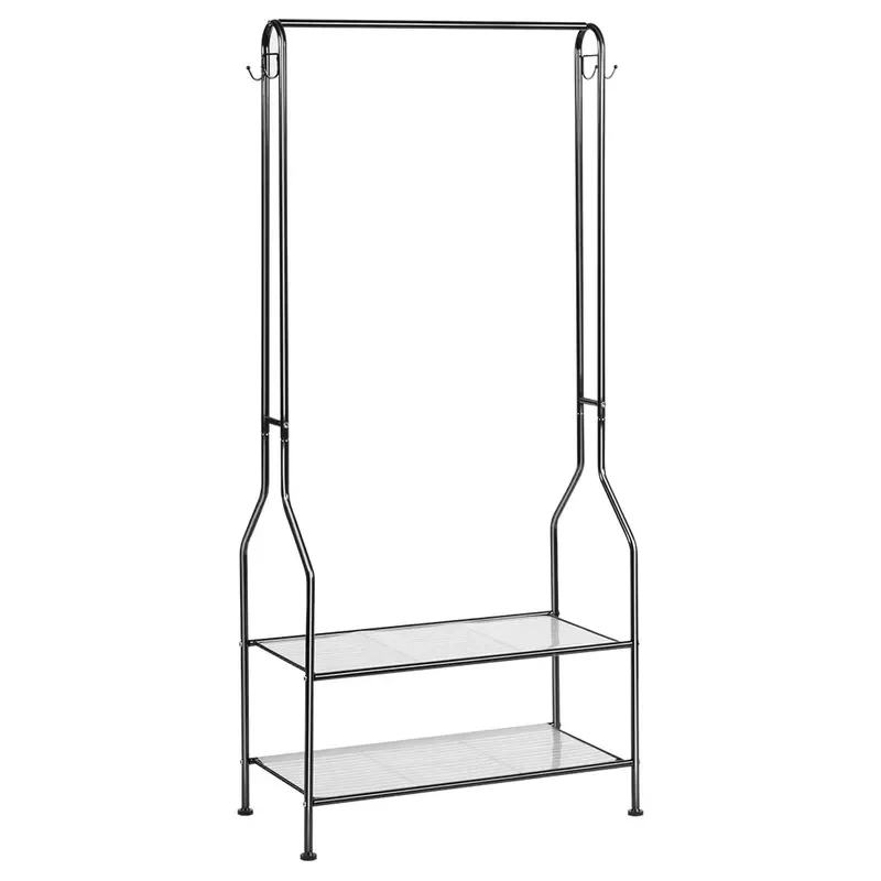 New Fashion High Quality Wall Mounted Coat Rack Double Hook Industrial Style for Bedroom Living Room Wholesale