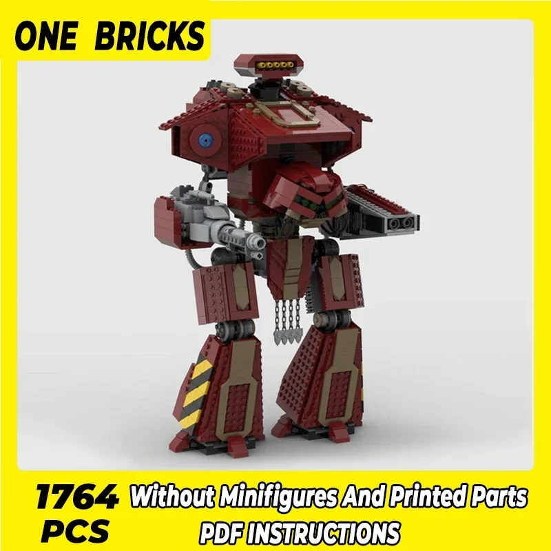 Popular Military Game Model Moc Building Bricks Battlefield Titan Mech Technology Blocks Gifts Christmas Toys DIY Sets Assembly