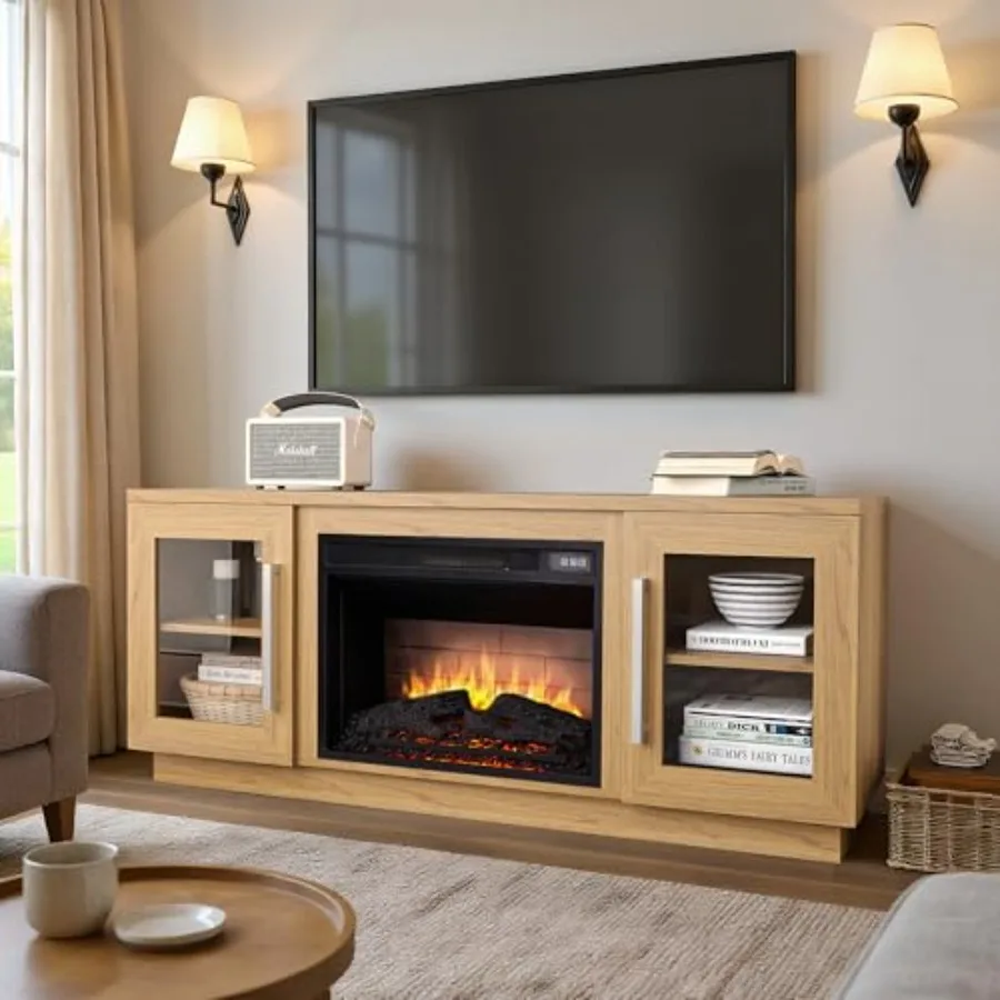 3D Fireplace Tv Sta… - image