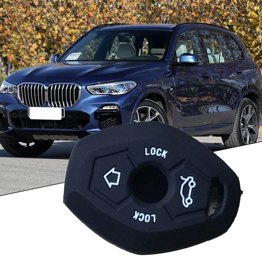 حافظة واقية غطاء مفتاح سيليكون أسود اكسسوارات السيارات لسيارات BMW E81 E46 E38 X3 Z3 Z4 تتطابق تمامًا مع العلامة التجارية الجديدة