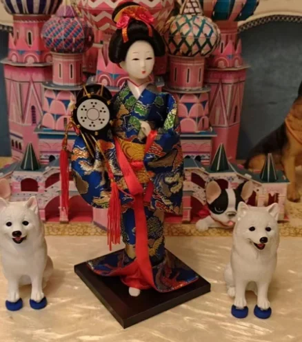 

30 см смоляная статуэтка, этнические японские куклы гейши, кимоно, куклы, красавица, девушка, женская коллекция, украшение для дома, миниатюрные статуэтки