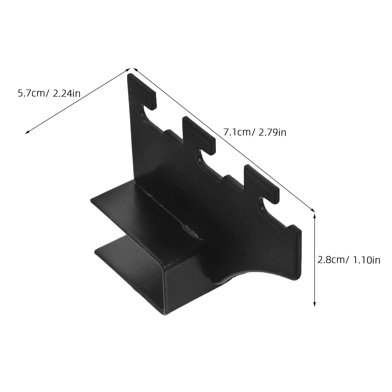 2Pcs Shelf Brackets Heavy Duty Stainless Steel Square Pipe Support for Supermarket Shelves Multipurpose Metal Hardware Shelf - view 3
