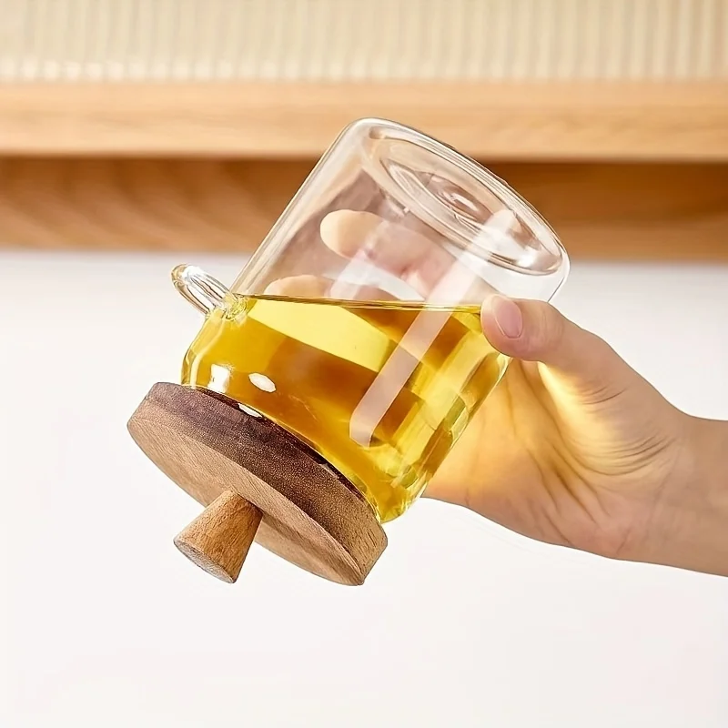 

Glass Coffee Bean Storage Jar with Spoon Airtight Seal for Home Use